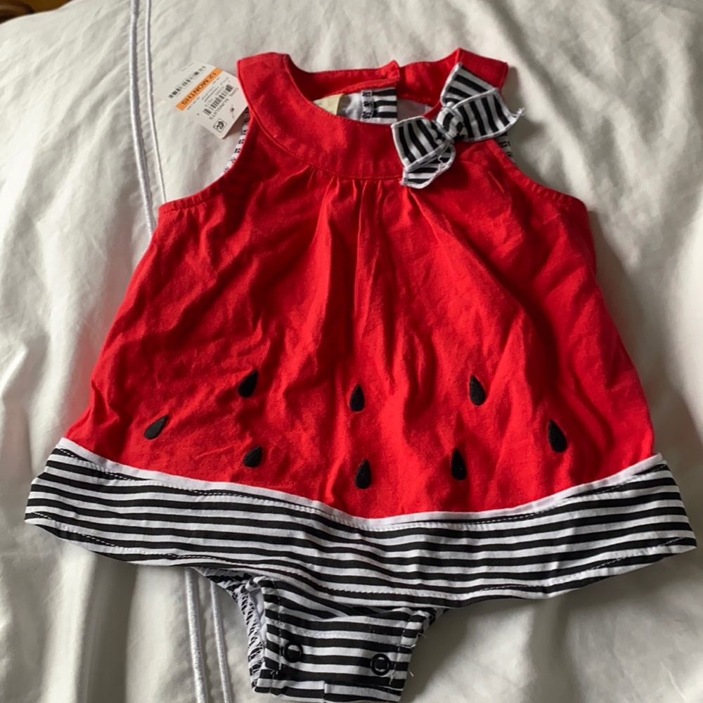Toddler girl 12M one piece sunsuit
